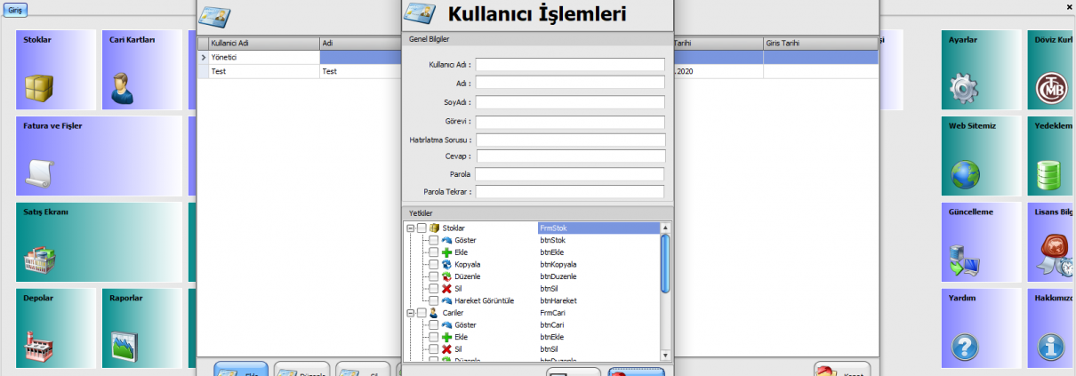 Kullanıcılar
